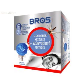 Bros Szúnyogirtó elektromos készülék + folyadék 40ml