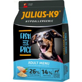 JULIUS K-9 HighPremium 12kg ADULT Hypoallergenic FISH&Rice