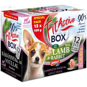   Panzi FitActive Dog 12x100 g alutasakos eledel Bárány & Nyúl szószban