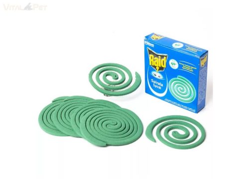 Raid Szúnyogirtó spirál 10db