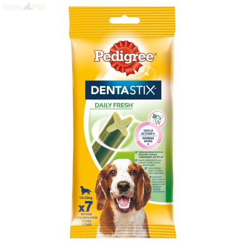 Pedigree Stix Denta Fresh 180 g x7 Medium  10-25 kg jutalomfalat kutyáknak