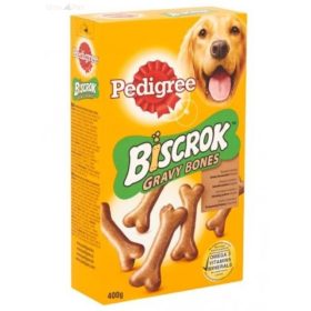   Pedigree Biscrok Gravy Bones Original 400 g marhás jutalomfalat kutyáknak