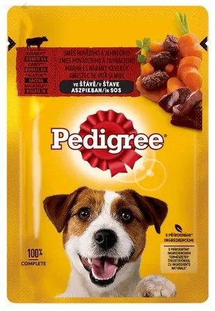 Pedigree 100 g alutasakos adult marha