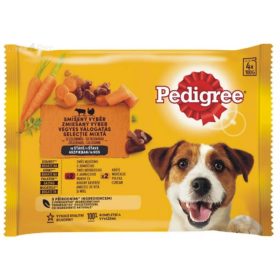   Pedigree 4x100 g alutasakos adult (marha+bárány, pulyka+répa)