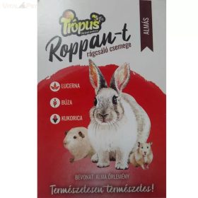   TRÓPUS Roppan-t rágcsáló jutalom 100 g alma örlemény bevonattal