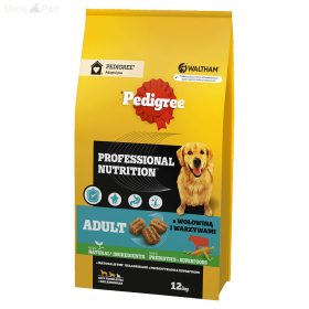   Pedigree 12 kg  Adult marha+zöldség felnőtt közepes és nagytestű kutyáknak