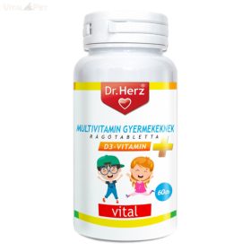   Dr. Herz Gyerek Multivitamin rágótabletta 60 db                                                