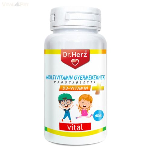 Dr. Herz Gyerek Multivitamin rágótabletta 60 db                                                