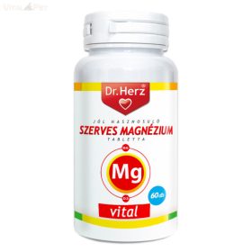   Dr. Herz Szerves Magnézium 100g+ B6 + D3 60 db tabletta                                                    