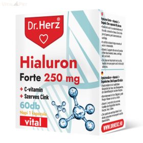   Dr. Herz Hialuron Forte 250 mg 60 db kapszula doboz                            