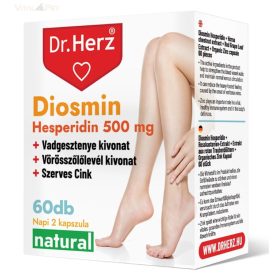   Dr. Herz Diosmin Hesperidin 500 mg 60 db kapszula doboz                  