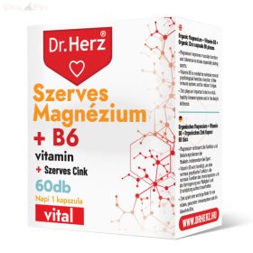   Dr. Herz Szerves Magnézium+B6+Szerves Cink 60 db kapszula doboz