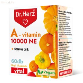   Dr. Herz A-Vitamin 10000 NE + Szerves Cink 60 db kapszula doboz