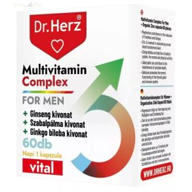 Dr. Herz Multivitamin Férfiaknak 60 db kapszula doboz