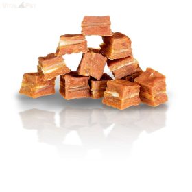   KidDog jutalomfalat kutyáknak -  Mini Duck Cubes - mini kacsás 60%/tőkehal 34% kockák 80 g