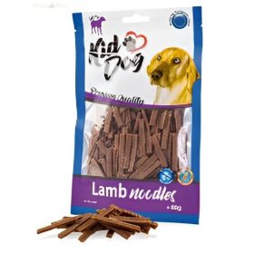   KidDog jutalomfalat kutyáknak - Lamb noodles - Bárányhúsos tészta kistestű kutyáknak 80g