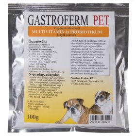 Gastroferm Pet multivitamin és probiotikum kutyáknak 100g