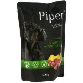 PIPER alutasak kutyáknak vadhússal és tökkel 500g