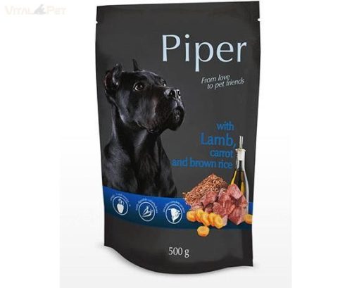 PIPER alutasak kutyáknak báránnyal, répával és barna rizzsel 500g