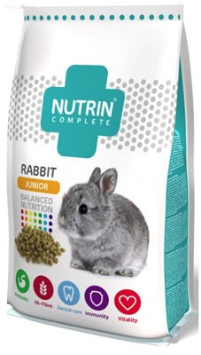 Nutrin Complete Rabbit Junior -  Kölyöknyúl eledel 400g