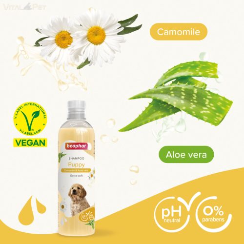 Beaphar Sampon kölyökkutyáknak kamillával 250ml
