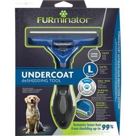   Furminator aljszőrkefe nagytestű, hosszú szőrű kutyáknak (L)