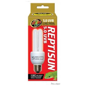   Zoo Med ReptiSun 5.0 Mini Compact Fluorescent (13W) UVB izzó