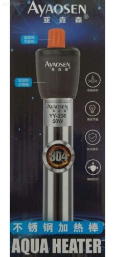 Ayaosen fém akváriumi fűtő 75W