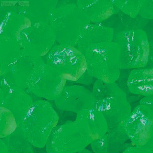 OceanMax Zöld, átlátszó akváriumi kavics (8-12mm)