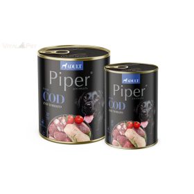  PIPER 400 g konzerv kutyáknak 55%-os tőkehal