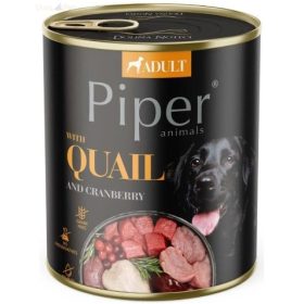 PIPER 800 g konzerv kutyáknak 65%-os fürj