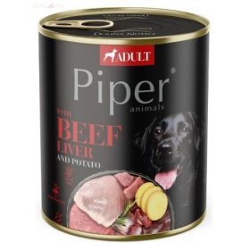 PIPER 800 g konzerv kutyáknak 65%-os marhamáj burgonyával