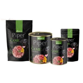 PIPER 800 g konzerv kutyáknak 65%-os vad sütőtökkel