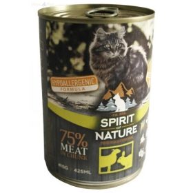   Spirit of Nature CAT Hypoallergenic konzerv 415 g Lamb&Rabbit / Bárány- és Nyúlhússal