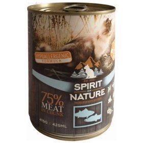   Spirit of Nature CAT Hypoallergenic konzerv 415 g Tuna&Salmon / Tonhallal és Lazaccal
