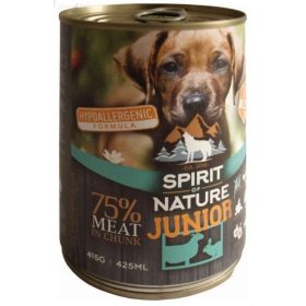   Spirit of Nature Hypoallergenic JUNIOR konzerv DOG 415 g Lamb&Rabbit / Bárány- és Nyúlhússal