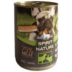   Spirit of Nature Hypoallergenic konzerv DOG 415 g Lamb&Rabbit / Bárány- és Nyúlhússal