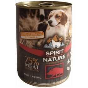   Spirit of Nature Hypoallergenic konzerv DOG 415 g Wild boar / Vaddisznóhússal