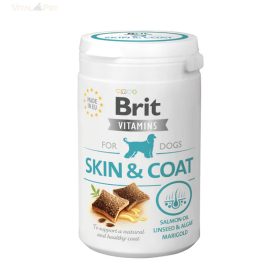   Brit Vitamin 150 g Skin&Coat kutyáknak bőr és a szőrzet támogatására, a vedléskor is