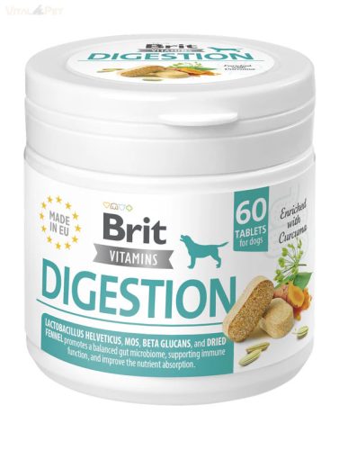 Brit Vitamin 120 g/ 60 tbl Digestion kutyáknak emésztési zavarra
