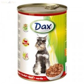 DAX kutya 415 g konzerv marhás