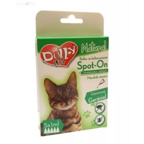   Dolly Natural bolha és kullancsriasztó spot-on macskáknak 5x1 ml