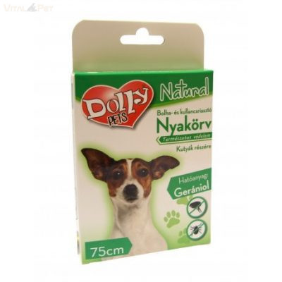 Dolly Natural bolha és kullancsriasztó nyakörv kutyáknak 75 cm