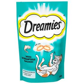 Dreamies jutalomfalat cicáknak 60g lazac