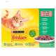Friskies 12 pack alutasakos macskaeledel (marha/csirke/tonhal/tőkehal) szószos