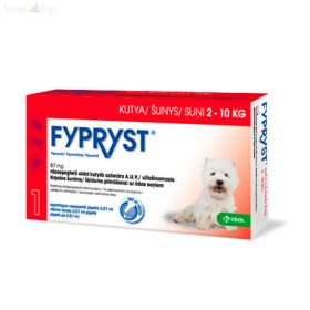   Fypryst Bolha-kullancs csepp kutyának (spot-on 0,67 ml  2-10 kg-ig) 3db pipetta