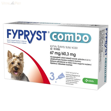 Fypryst Combo kutyáknak (0,67ml 2-10kg) 1db