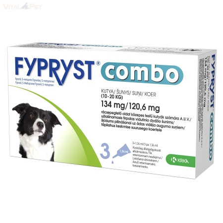 Fypryst Combo kutyáknak (1,34ml 10-20kg) 3db