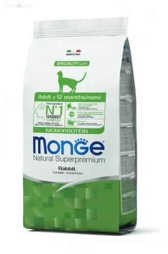 Monge Cat ADULT Nyúl 10kg