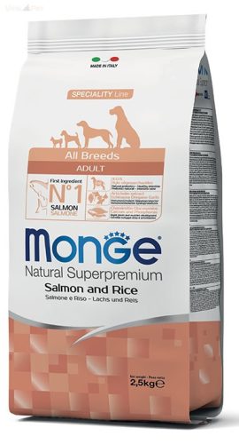 Monge Salmon and Rice 15kg